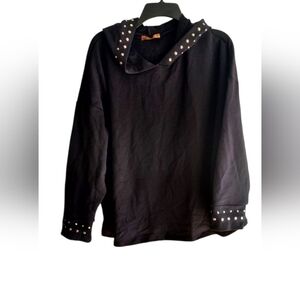Belldini Black Studded Hoodie